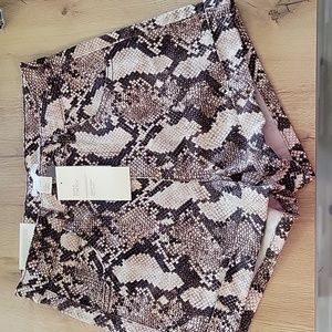 Snake print H&M shorts